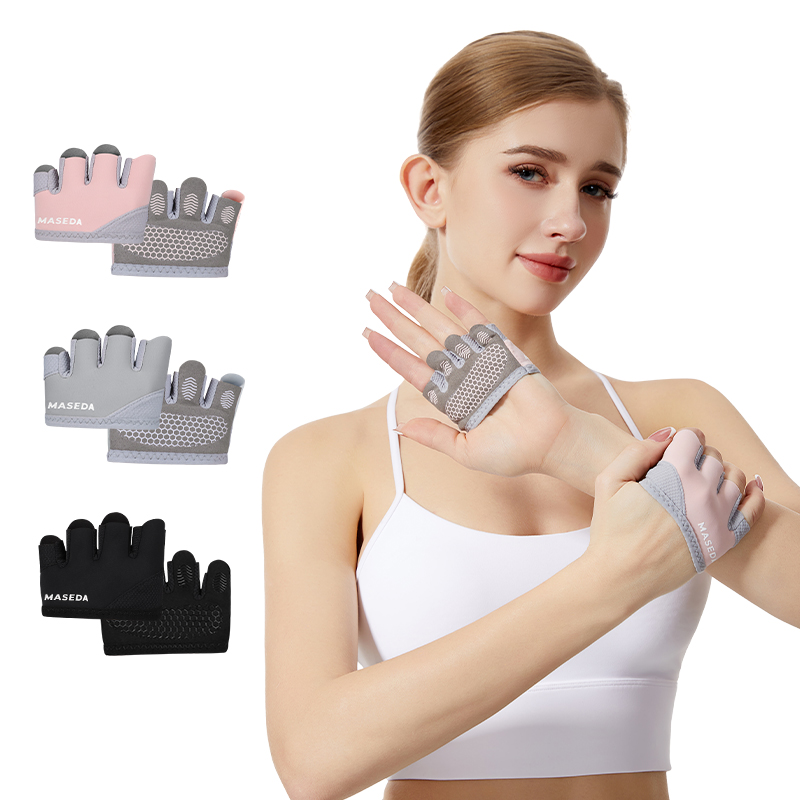 Pair of Fitness Fingerless Glo - Pilates Yoga Origin 评论和价格