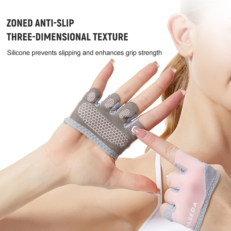 Pair of Fitness Fingerless Glo - Pilates Yoga Origin 评论和价格