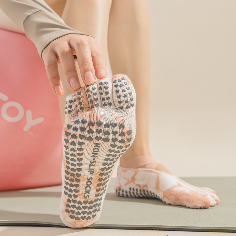Tie-Dye Women's Five Finger Gr - Pilates Yoga Studio 评论和价格