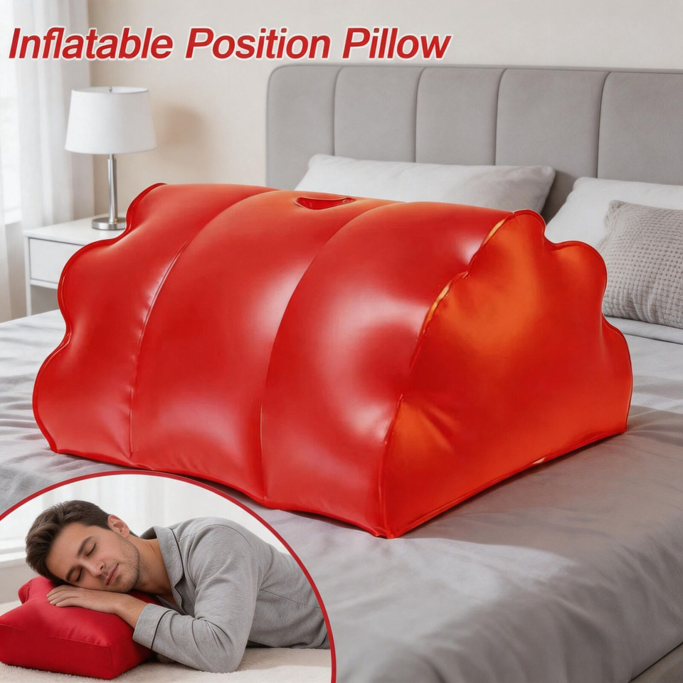 PU Leather Inflatable Pillow H - Bolster Cushion Round 评论和价格