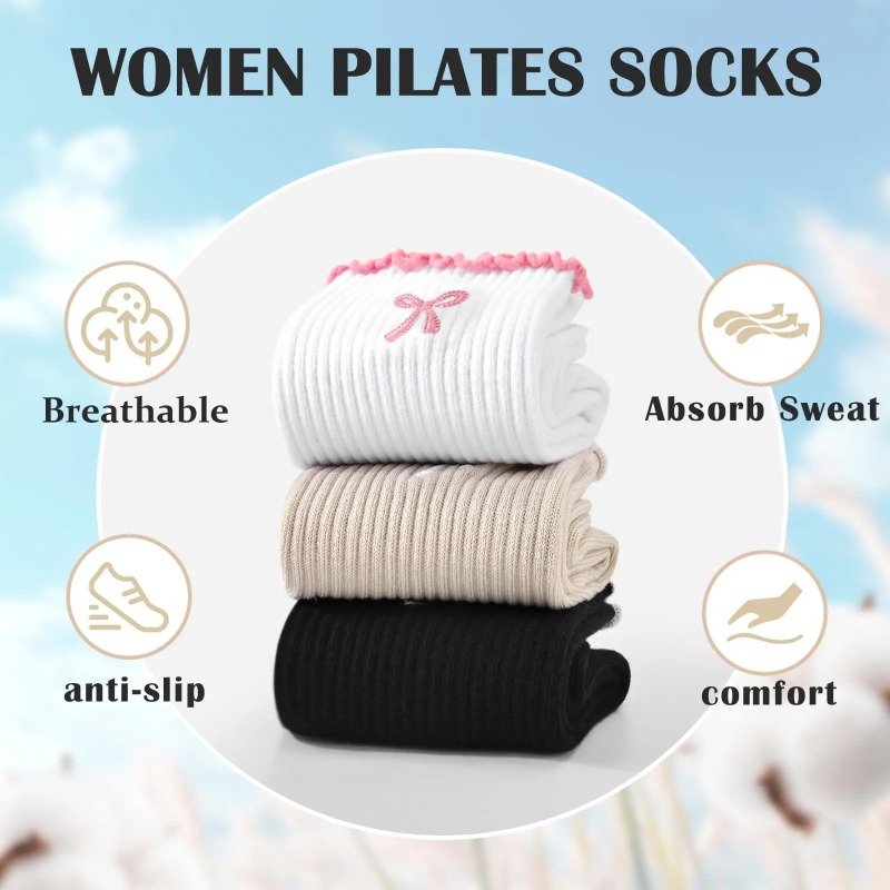 Professional Yoga Socks, Cotto - Pilates Yoga Origin 评论和价格