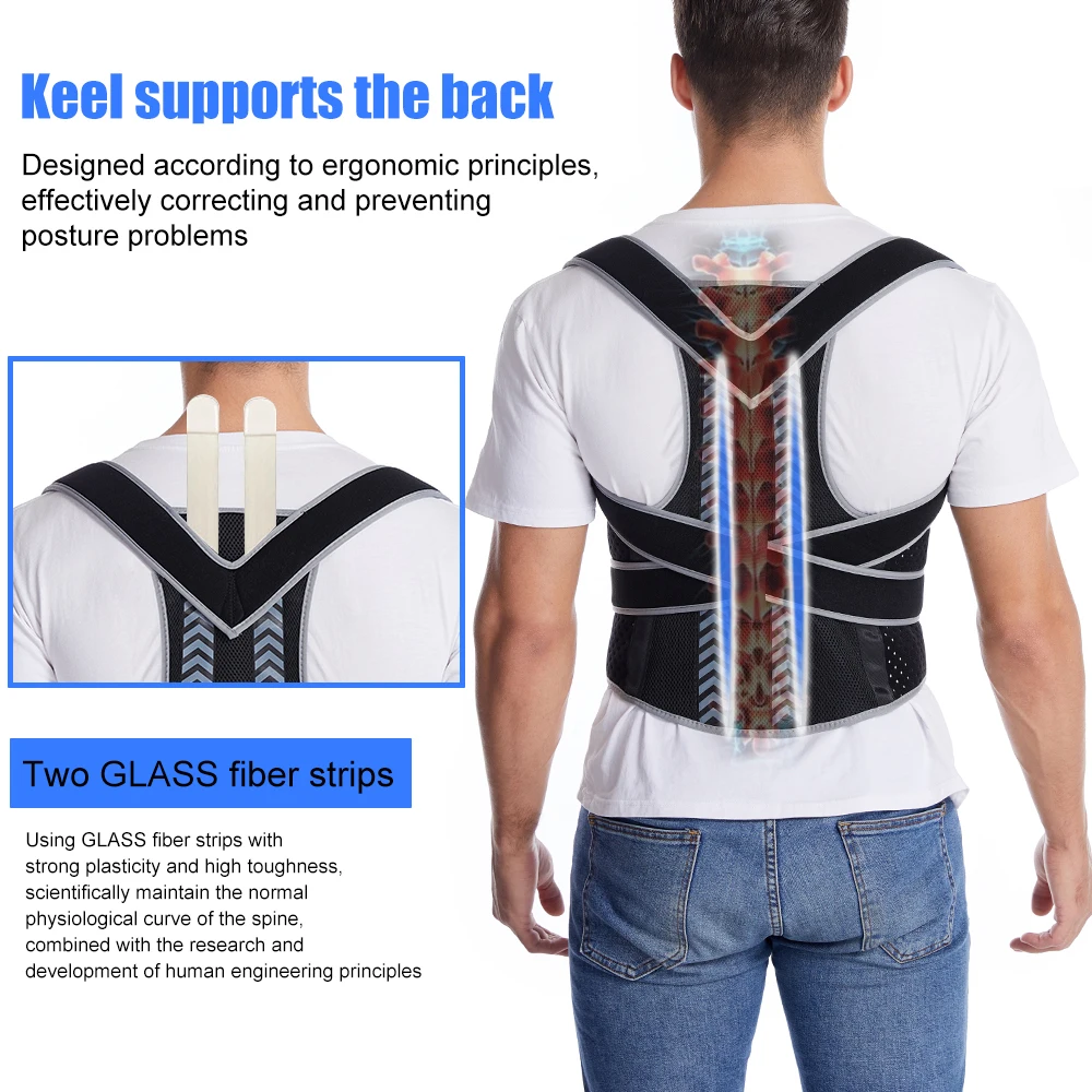 Adjustable Straight Back Shoul - Posture Pole Corrector 评论和价格