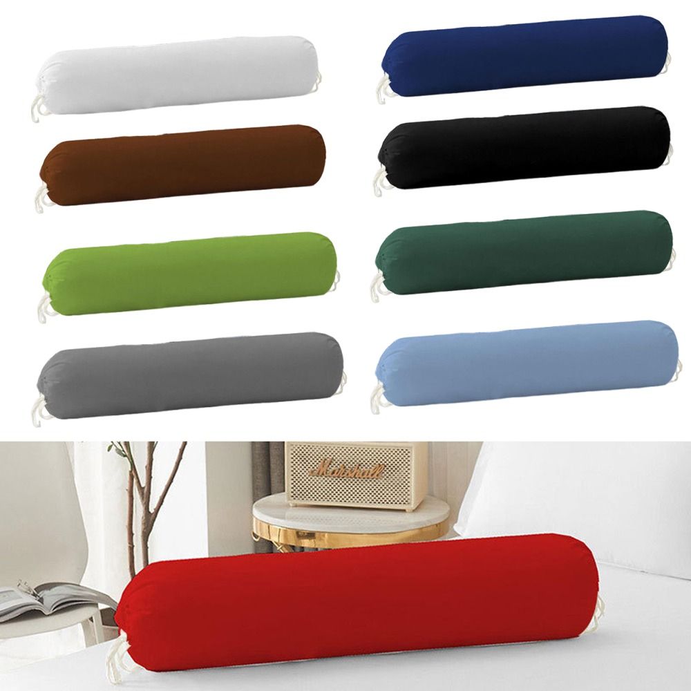 Round Solid Color Cylindrical  - Bolster Cushion Round 评论和价格
