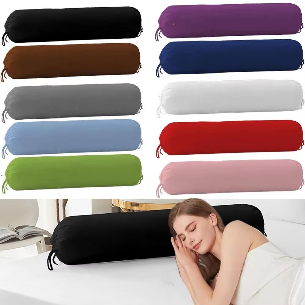 Round Solid Color Cylindrical  - Bolster Cushion Round 评论和价格