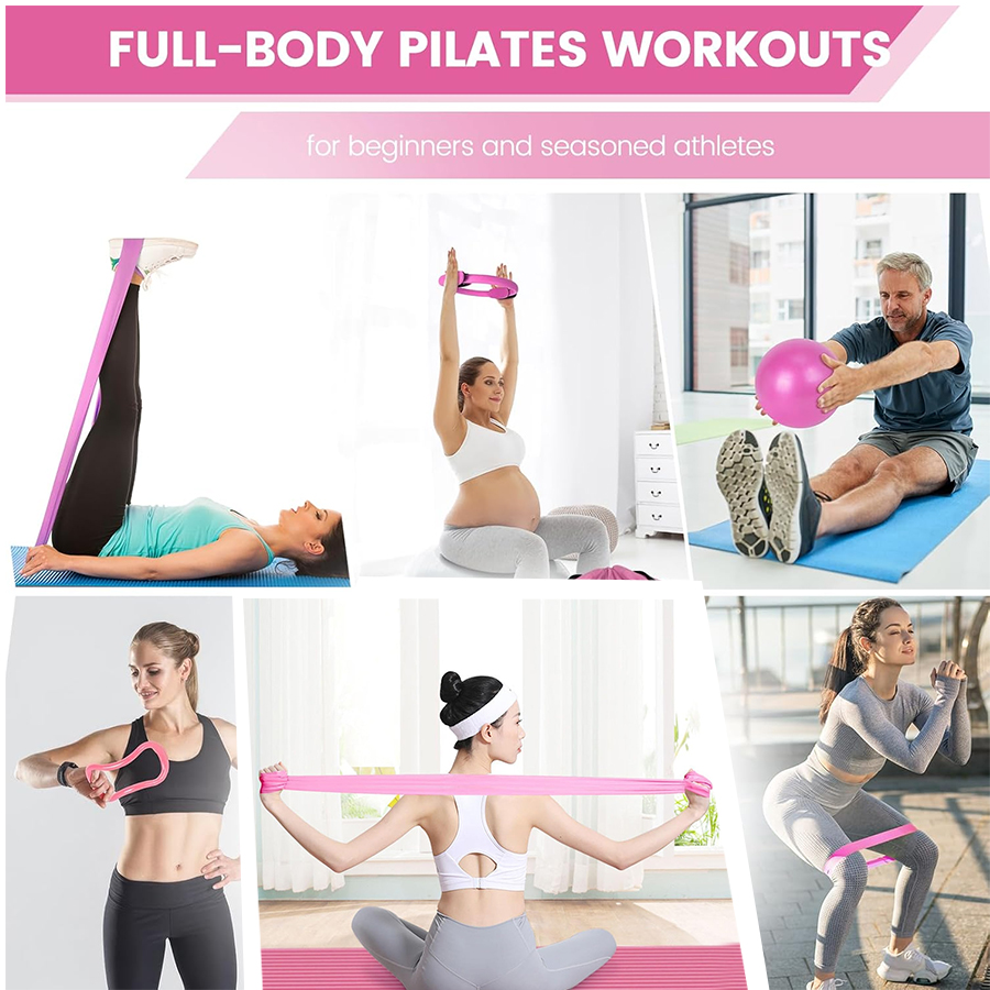 Customized LOGO 5-Piece Home G - Pilates Yoga Ring 评论和价格