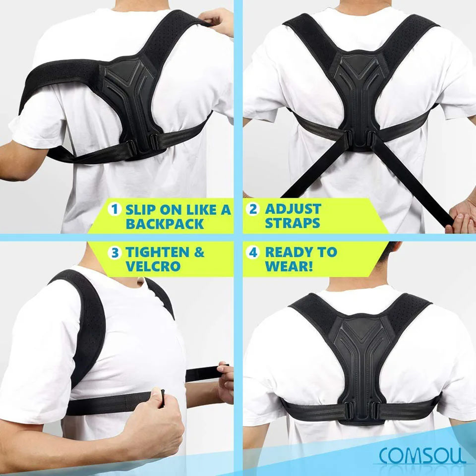 Breathable Anti-hunchback Corr - Posture Pole Corrector 评论和价格